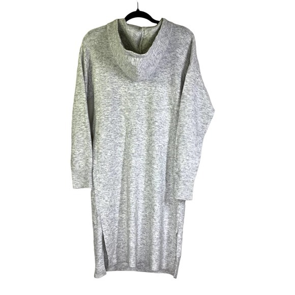 A NEW DAY Heather Gray Hoodie Sweater Dress - NWT - Picture 12 of 16